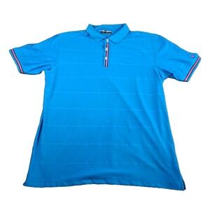 Callaway Opti-Dri Mens XL Blue Performance Golf Polo Shirt